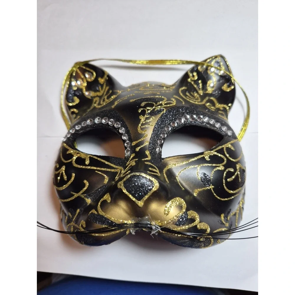 Kitty Kat Face Mask For Halloween Has Been Repaired READ DESCRIPTION